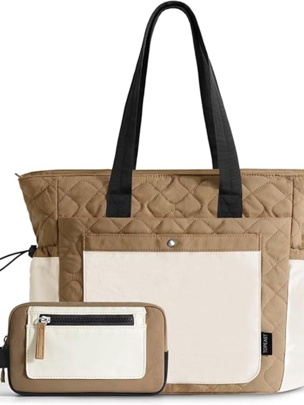 TOPEAST Lightweight Puffer Tote Bag Laptop Office Travel NWOT